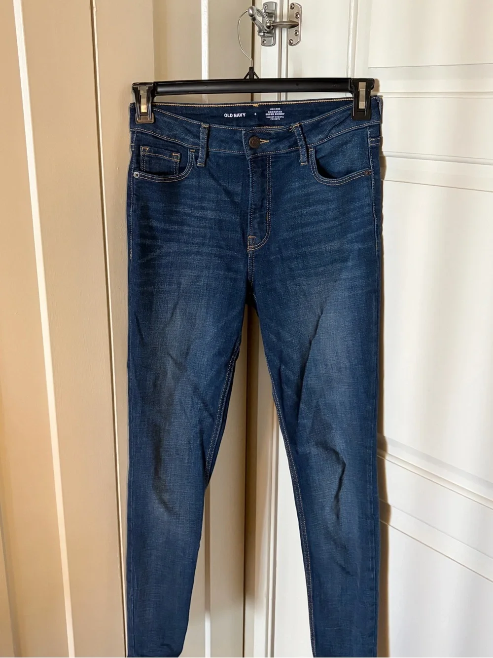 Women’s Dark Blue High Rise Skinny Jeans